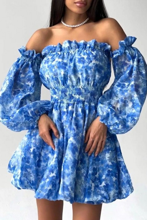 Šaty POFENTA, Barva: modro-bílá, IVET.EU - Stylové oblečení