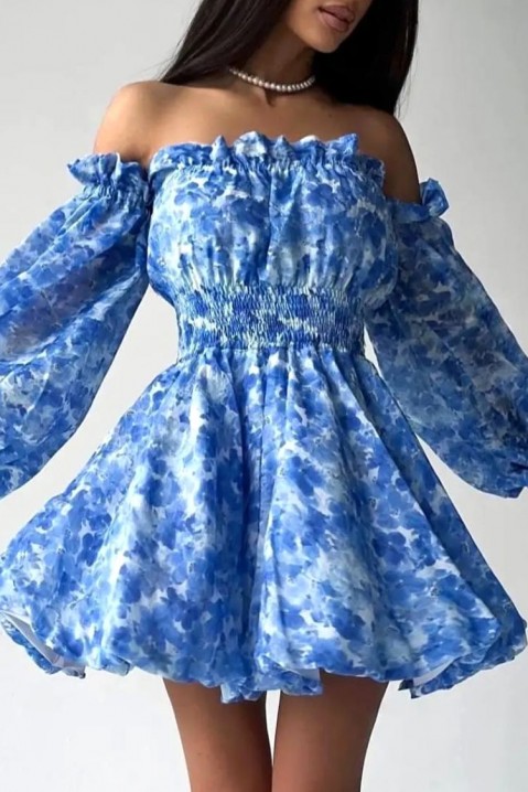 Šaty POFENTA, Farba: modro-biela, IVET.EU - Štýlové oblečenie