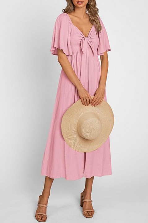 Φόρεμα ZIEMOFA PINK, Χρώμα: ροζ, IVET.EU - Εκπτώσεις έως -80%