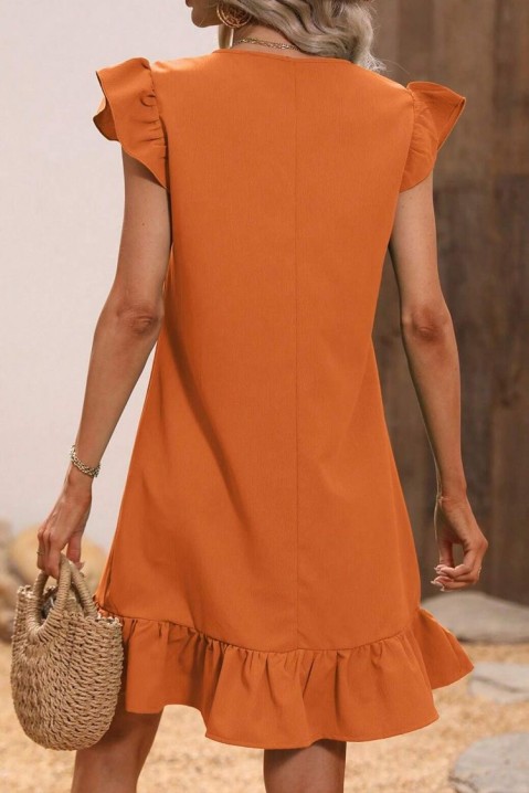 Φόρεμα LOTIANA ORANGE, Χρώμα: πορτοκαλί, IVET.EU - Εκπτώσεις έως -80%