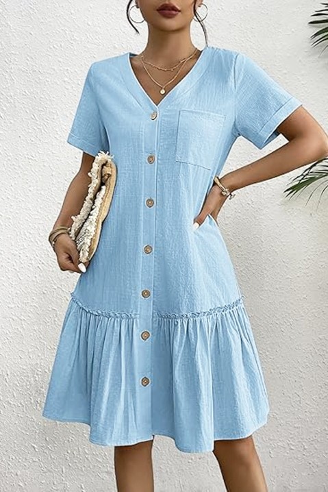 Φόρεμα GARMOLDA SKY, Χρώμα: Γαλάζιο, IVET.EU - Εκπτώσεις έως -80%