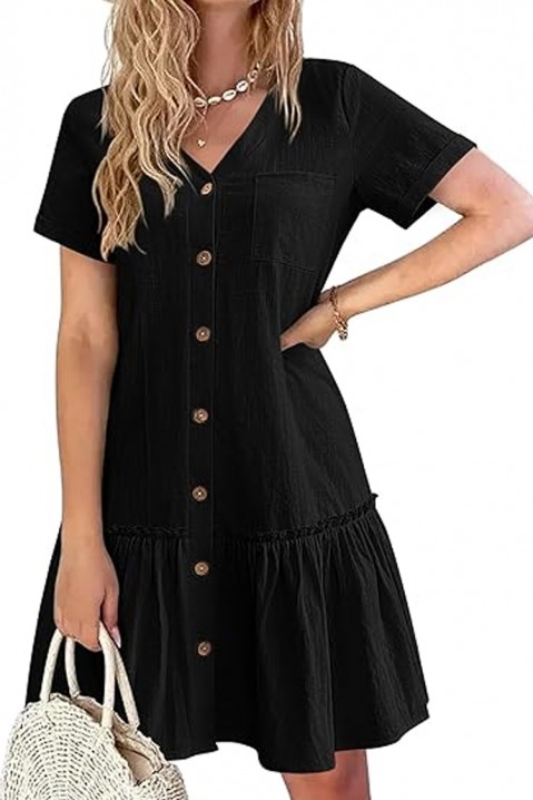 Šaty GARMOLDA BLACK, Barva: černá, IVET.EU - Stylové oblečení