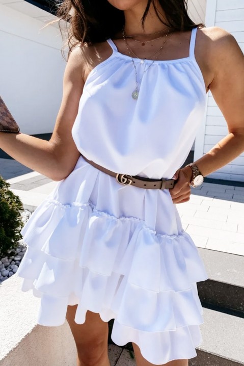 Φόρεμα MERTOLFA WHITE, Χρώμα: άσπρο, IVET.EU - Εκπτώσεις έως -80%