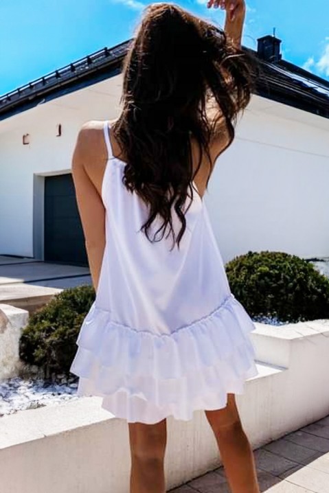 Φόρεμα MERTOLFA WHITE, Χρώμα: άσπρο, IVET.EU - Εκπτώσεις έως -80%