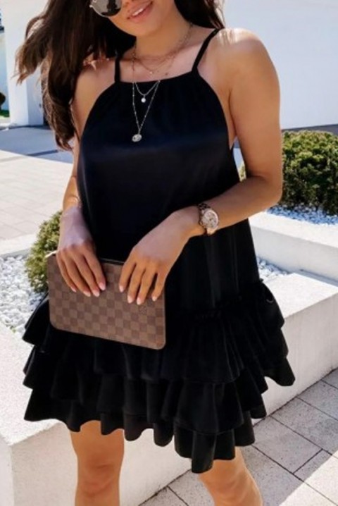 Šaty MERTOLFA BLACK, Barva: černá, IVET.EU - Stylové oblečení