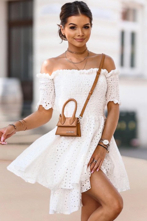 Šaty MELROSA, Farba: biela, IVET.EU - Štýlové oblečenie
