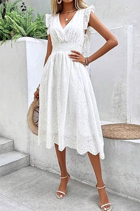 Φόρεμα FODEALSA, Χρώμα: άσπρο, IVET.EU - Εκπτώσεις έως -80%
