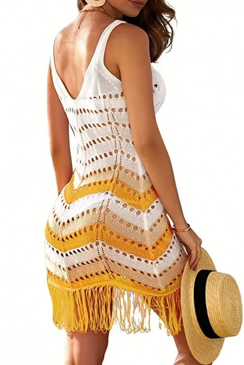 Plážové šaty FLORZA YELLOW, Barva: žlutá, IVET.EU - Stylové oblečení