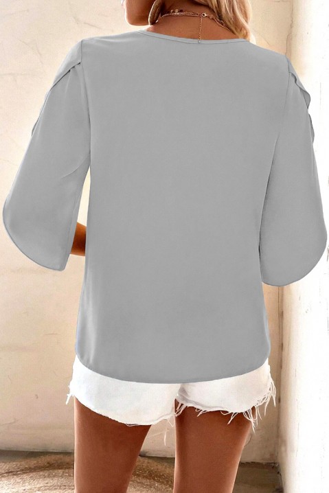 Γυναικείο μπλουζάκι SOLERDA GREY, Χρώμα: γκρι, IVET.EU - Εκπτώσεις έως -80%