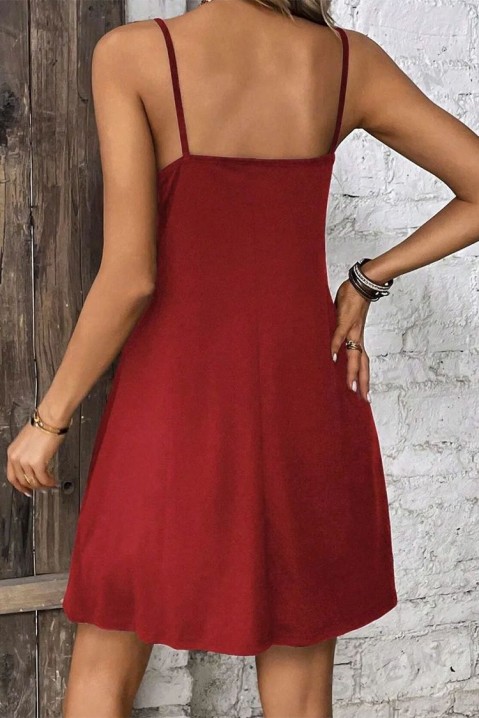 Φόρεμα MONTODA RED, Χρώμα: κόκκινο, IVET.EU - Εκπτώσεις έως -80%