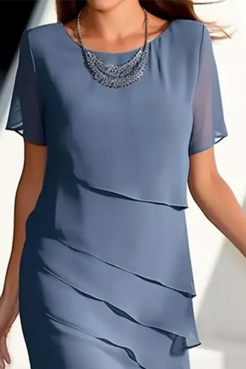 Šaty FELENSA BLUE, Farba: svetlomodrá, IVET.EU - Štýlové oblečenie
