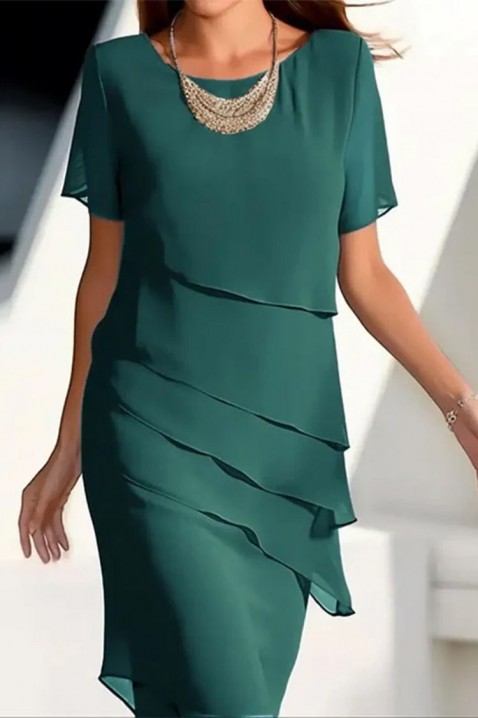 Šaty FELENSA GREEN, Barva: zelená, IVET.EU - Stylové oblečení
