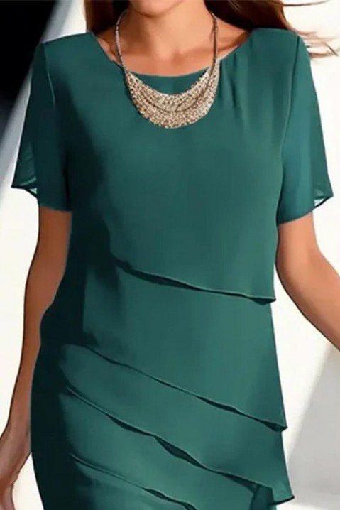 Šaty FELENSA GREEN, Farba: zelená, IVET.EU - Štýlové oblečenie
