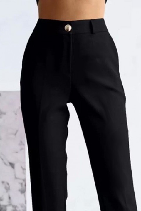 Dámské kalhoty RENTIDA BLACK, Barva: černá, IVET.EU - Stylové oblečení