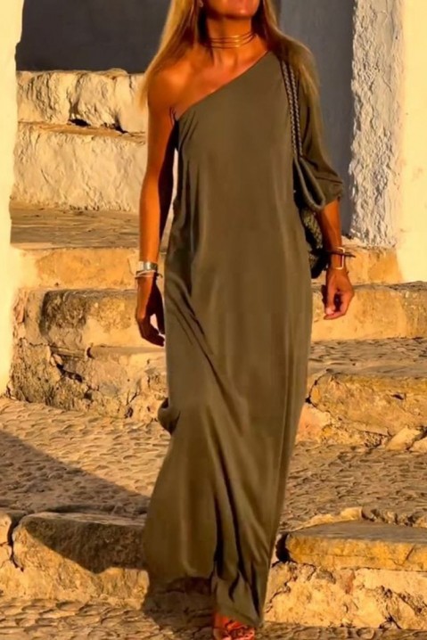 Φόρεμα MROLDEFA KHAKI, Χρώμα: χακί, IVET.EU - Εκπτώσεις έως -80%