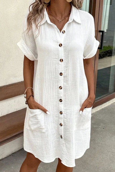 Φόρεμα ROMILZA, Χρώμα: άσπρο, IVET.EU - Εκπτώσεις έως -80%
