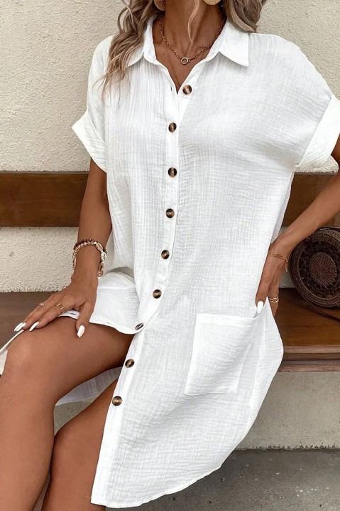 Φόρεμα ROMILZA, Χρώμα: άσπρο, IVET.EU - Εκπτώσεις έως -80%