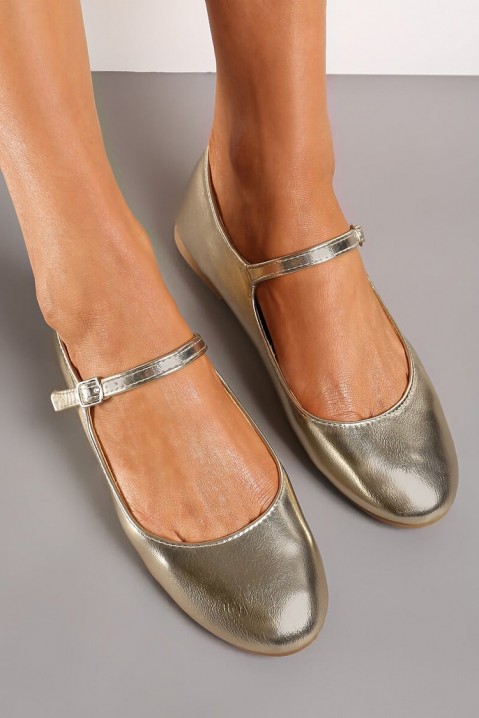 Γυναικεία παπούτσια KOTREALDA, Χρώμα: χρυσαφί, IVET.EU - Εκπτώσεις έως -80%