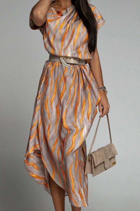 Šaty MILENTIFA ORANGE, Barva: oranžová, IVET.EU - Stylové oblečení