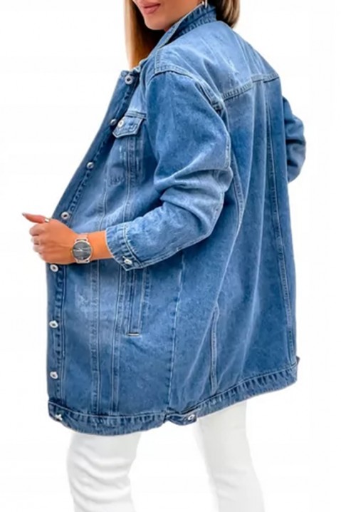 Dámská džínová bunda DROFELSA, Barva: světlemodrá, IVET.EU - Stylové oblečení