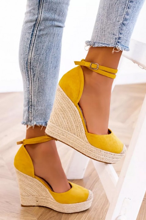 Sandále POLEFILSA YELLOW, Farba: žltá, IVET.EU - Štýlové oblečenie