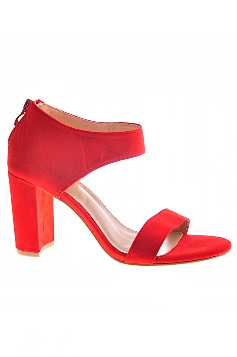Sandále DROMELZA RED, Farba: červená, IVET.EU - Štýlové oblečenie