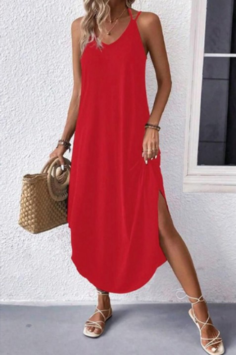Φόρεμα JOLEMSA RED, Χρώμα: κόκκινο, IVET.EU - Εκπτώσεις έως -80%