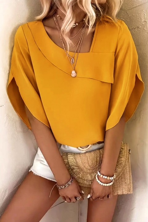 Γυναικεία μπλούζα SOLERDA YELLOW, Χρώμα: κίτρινο, IVET.EU - Εκπτώσεις έως -80%