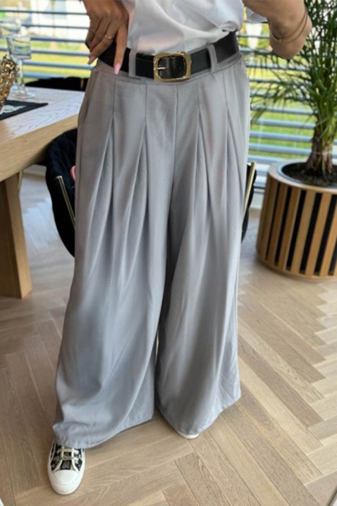 Dámské kalhoty RELNARDA GREY, Barva: šedá, IVET.EU - Stylové oblečení