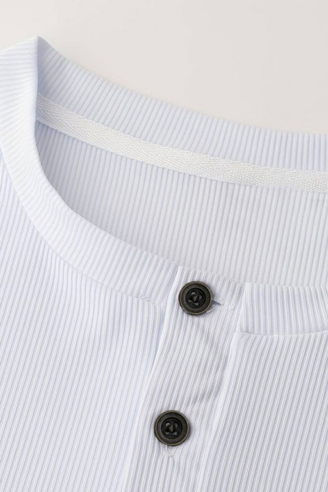 Pánske tričko BRUNETO WHITE, Farba: biela, IVET.EU - Štýlové oblečenie