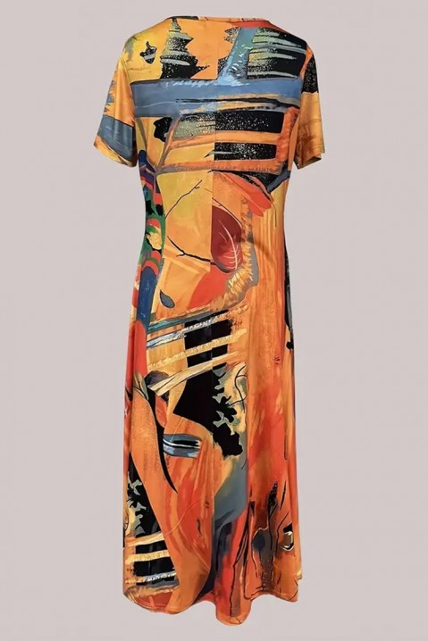 Šaty VIOREFA ORANGE, Barva: oranžová, IVET.EU - Stylové oblečení