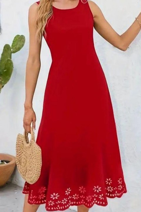 Šaty RELOGANA RED, Barva: červená, IVET.EU - Stylové oblečení