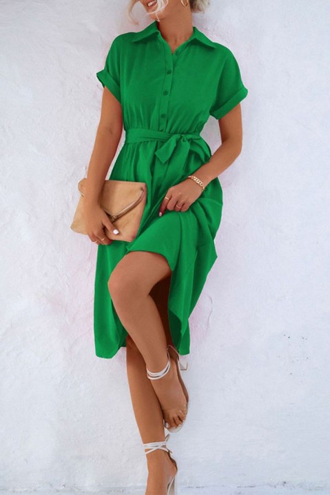 Φόρεμα MELINTA GREEN, Χρώμα: πράσινο, IVET.EU - Εκπτώσεις έως -80%