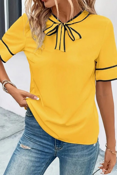 Γυναικείο μπλουζάκι FELINSA YELLOW, Χρώμα: κίτρινο, IVET.EU - Εκπτώσεις έως -80%
