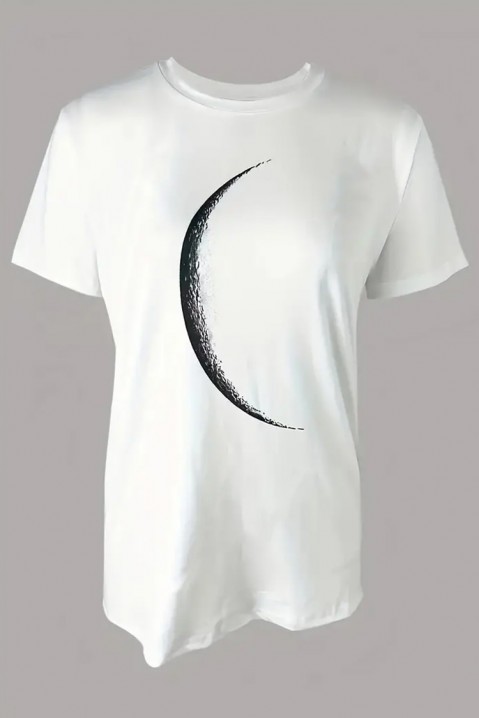 Κοντομάνικο μπλουζάκι DANIERFA WHITE, Χρώμα: άσπρο, IVET.EU - Εκπτώσεις έως -80%
