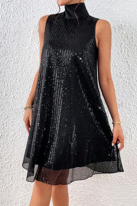 Φόρεμα FLOPESIMA BLACK, Χρώμα: μαύρο, IVET.EU - Εκπτώσεις έως -80%