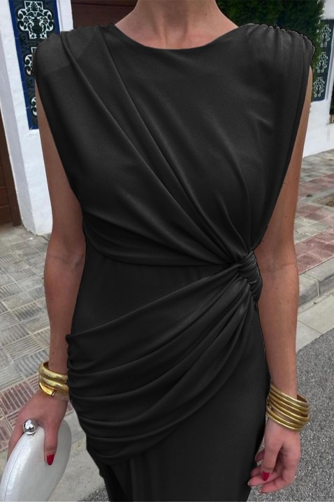 Šaty TIOMELSA BLACK, Farba: čierna, IVET.EU - Štýlové oblečenie
