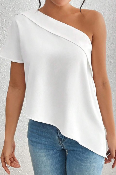 Γυναικείο μπλουζάκι PRESILDA, Χρώμα: άσπρο, IVET.EU - Εκπτώσεις έως -80%