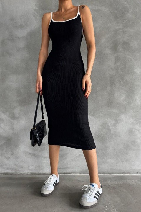 Šaty FITENDA BLACK, Barva: černá, IVET.EU - Stylové oblečení