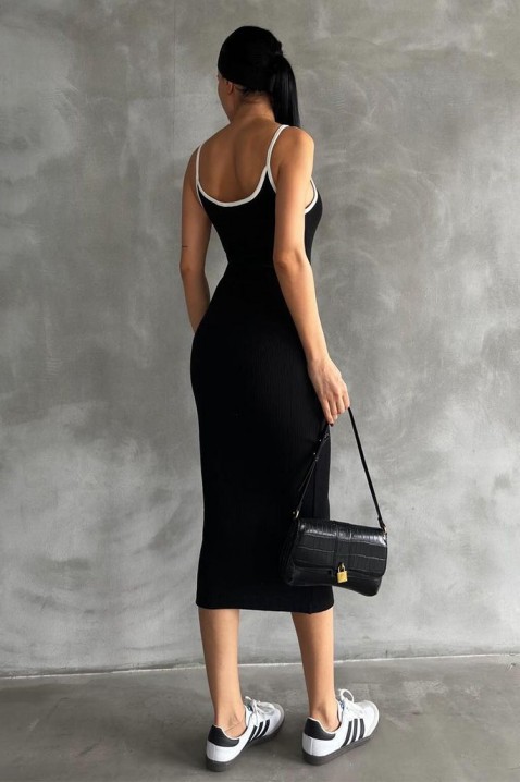 Šaty FITENDA BLACK, Farba: čierna, IVET.EU - Štýlové oblečenie
