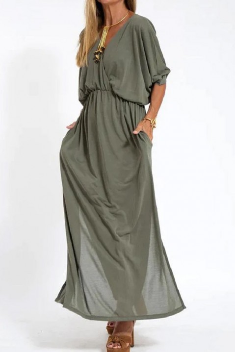 Φόρεμα DROMEILSA KHAKI, Χρώμα: χακί, IVET.EU - Εκπτώσεις έως -80%