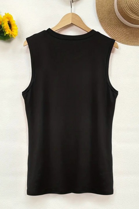 Top ZIOMEFA BLACK, Barva: černá, IVET.EU - Stylové oblečení
