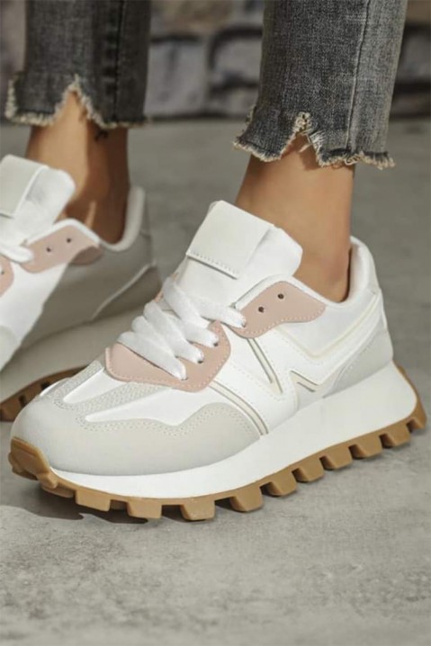 Dámské tenisky MILFERZA WHITE, Barva: bílá, IVET.EU - Stylové oblečení