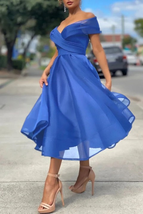 Φόρεμα PIOLFENA BLUE, Χρώμα: μπλε, IVET.EU - Εκπτώσεις έως -80%