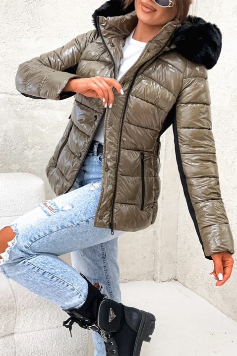 Bunda DEFOLRDA BEIGE, Barva: béžová, IVET.EU - Stylové oblečení