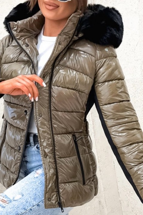 Bunda DEFOLRDA BEIGE, Barva: béžová, IVET.EU - Stylové oblečení