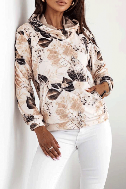 Φούτερ KARONFA BEIGE, Χρώμα: μπεζ, IVET.EU - Εκπτώσεις έως -80%