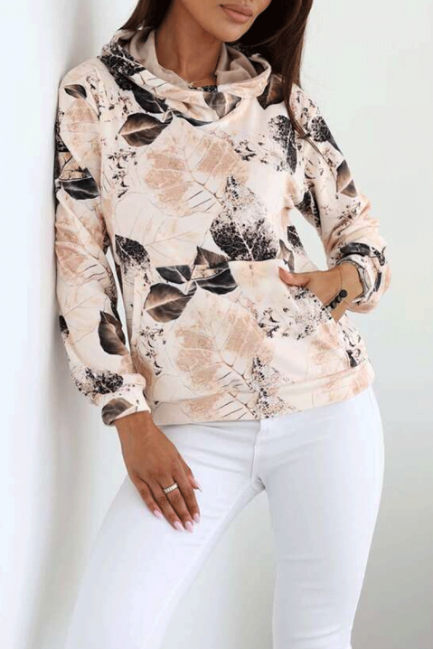 Φούτερ KARONFA BEIGE, Χρώμα: μπεζ, IVET.EU - Εκπτώσεις έως -80%