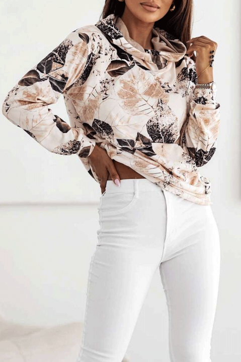 Φούτερ KARONFA BEIGE, Χρώμα: μπεζ, IVET.EU - Εκπτώσεις έως -80%