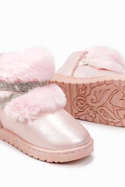 Παιδικά μποτάκια για κορίτσι MANSIDA PINK, Χρώμα: ροζ, IVET.EU - Εκπτώσεις έως -80%